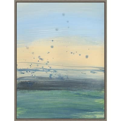 Soul Of The Ocean No. 1 by Bronwyn Baker Framed Canvas Art