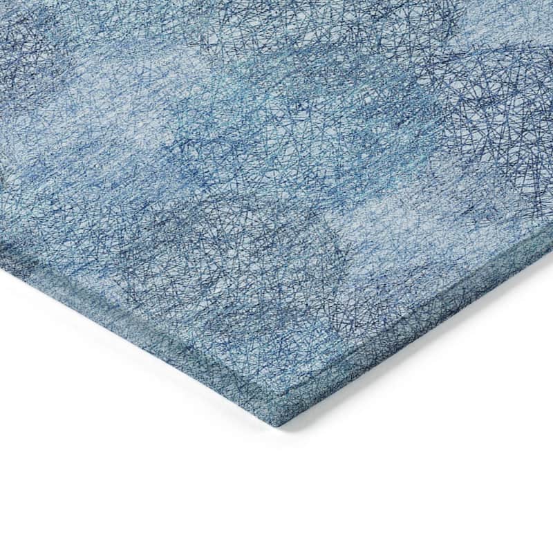 Machine Washable Indoor/ Outdoor Boho Sphere Chantille Rug