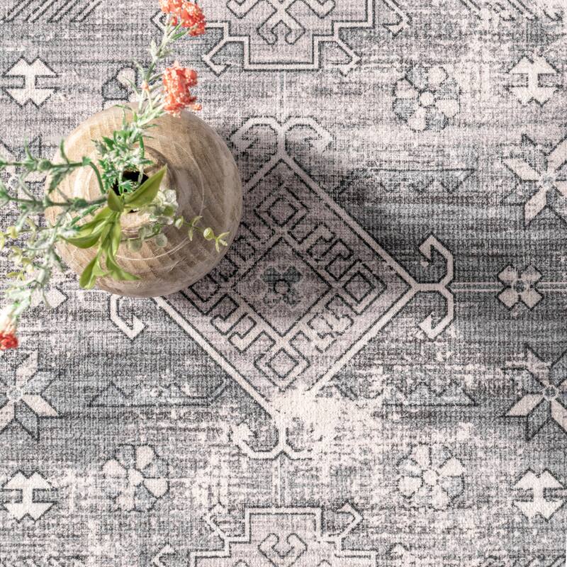 Nuloom Astra SplashGuard Traditional Machine Washable Area Rug