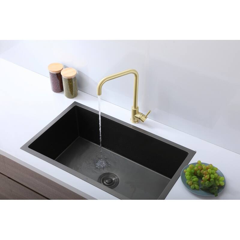 Indigo Home Single Handle Pull Down Sprayer Kitchen Faucet