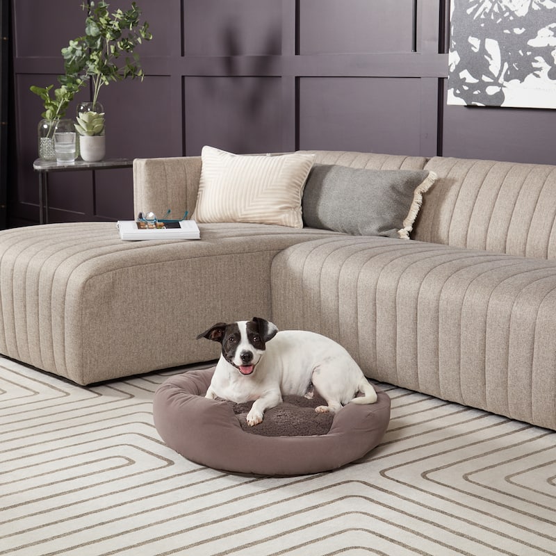 Happy Hounds Moxy Gray Donut Dog Bed