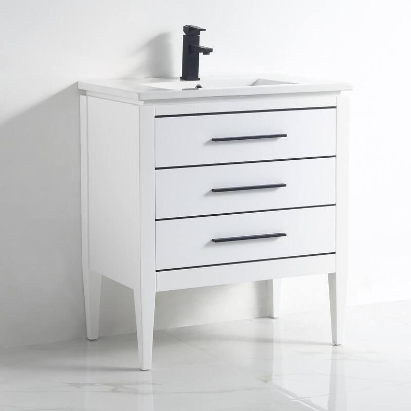 Ayer 30" Single Bathroom Vanity Set - 18D x 30W x 34H