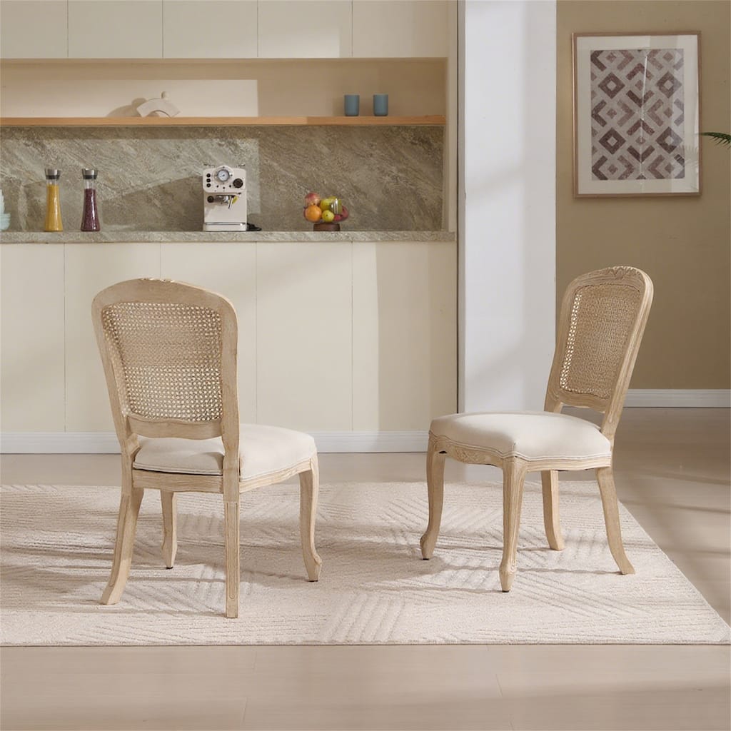 Set of 2 French Country Dining Chairs