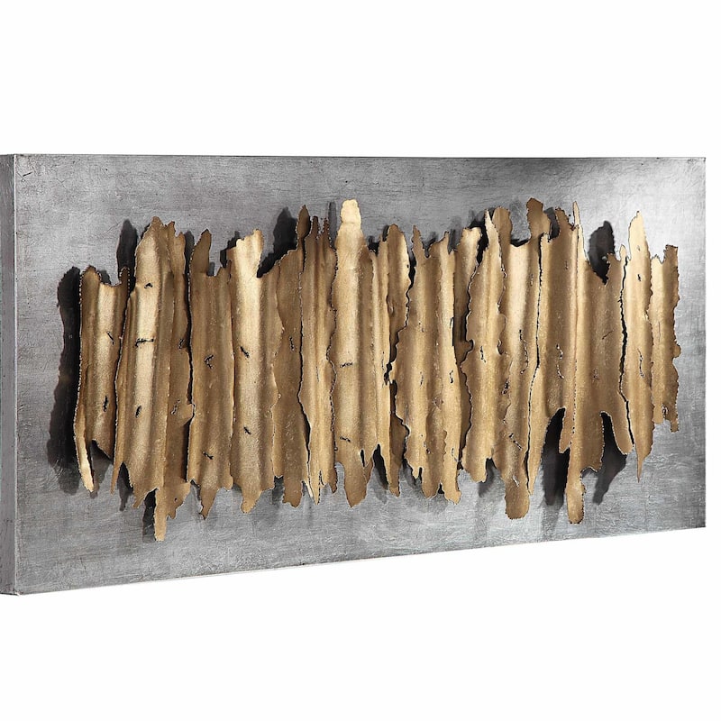 Uttermost Lev 55-1/4" x 24" Abstract Wall Sculpture