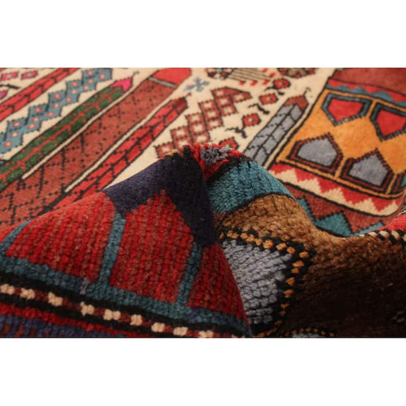 ECARPETGALLERY Hand-knotted Melis Vintage Cream Wool Rug - 4'3 x 7'1