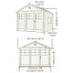 preview thumbnail 9 of 9, Lifetime Storage Building (11' x 11')