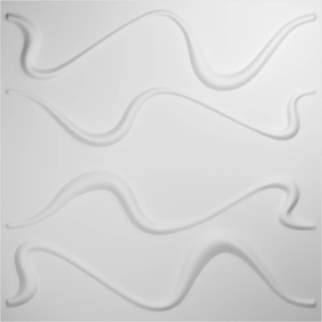 19 5/8"W x 19 5/8"H Versailles EnduraWall Decorative 3D Wall Panel, White