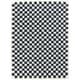 preview thumbnail 19 of 57, Covey Plush Checkered Thick Shag Area Rug 2'2" x 7' Runner - Navy