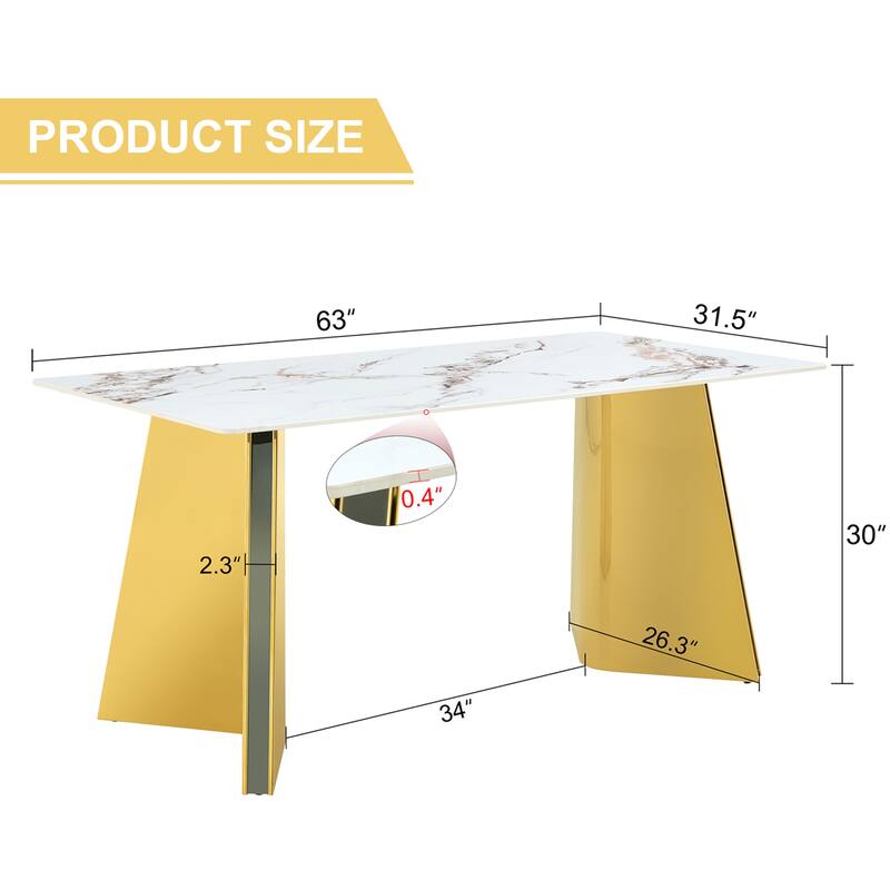 Roomfitters Rock Slab Dining Table with Pandora Pattern and Silver Stainless Butterfly Legs for Modern Interiors