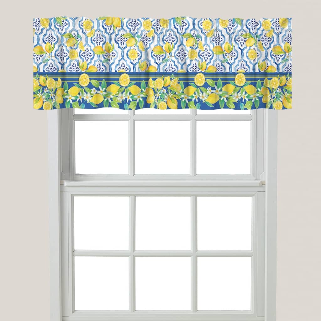 Lovely Lemons Window Valance - 60" x 18"