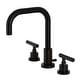 preview thumbnail 18 of 19, Kingston Brass Manhattan 8 in. Widespread Bathroom Faucet
