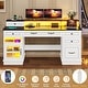 preview thumbnail 18 of 33, Executive Desk Drawers Home Office Desk Storage Cabinet