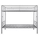 preview thumbnail 10 of 13, Kid Bed Frame Durable Metal Twin Over Twin Bunk Bed with Anti-Noise Design
