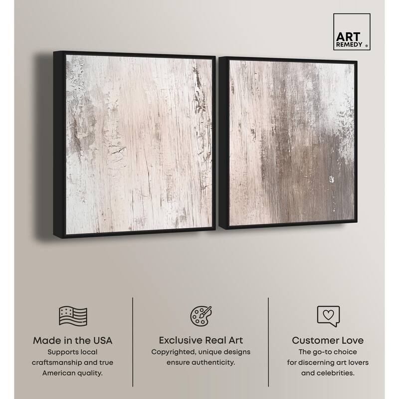 Striated Texture IV Canvas Set of 2 by Art Remedy