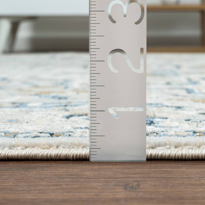 Abani Rugs Savoy SAV110A Vintage Blue Green Area Rug