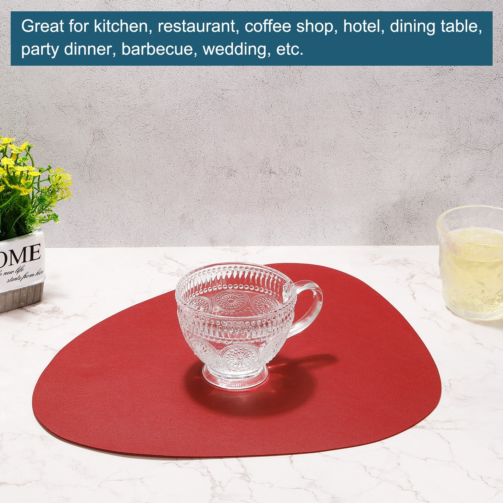 Aspire 8PCS Elegant Placemats For Round Table