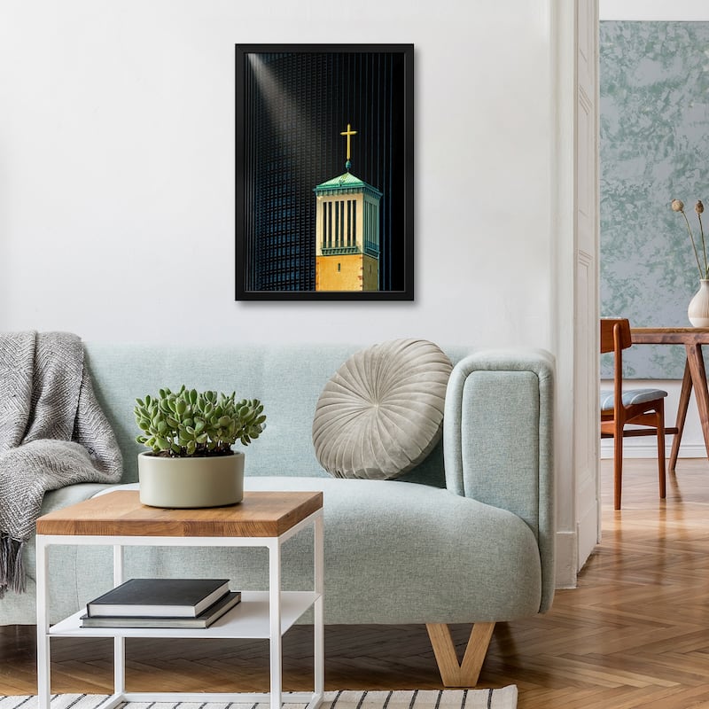 The Light Beam Premium Framed Poster by Anette Ohlendorf