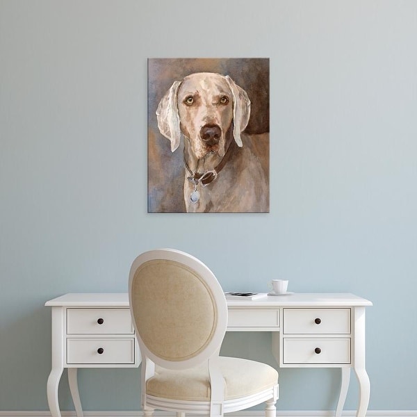 Easy Art Prints Edie Fagan's 'Tate Weimaraner' Premium Canvas Art