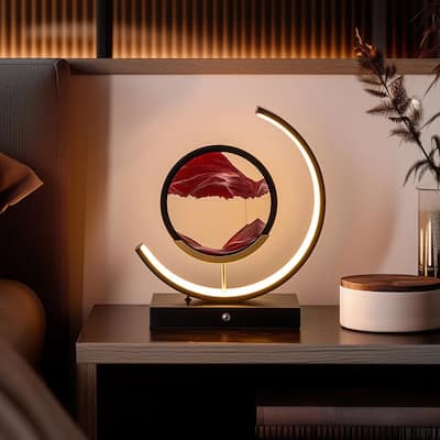 Metal Table Novelty Lamp, Dimmable Touch Control LED Lamp