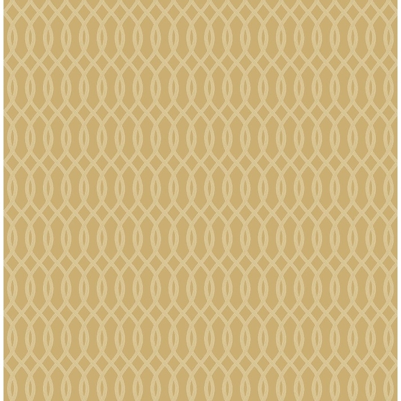 Seabrook Designs Lauressa Mini Ogee Unpasted Wallpaper
