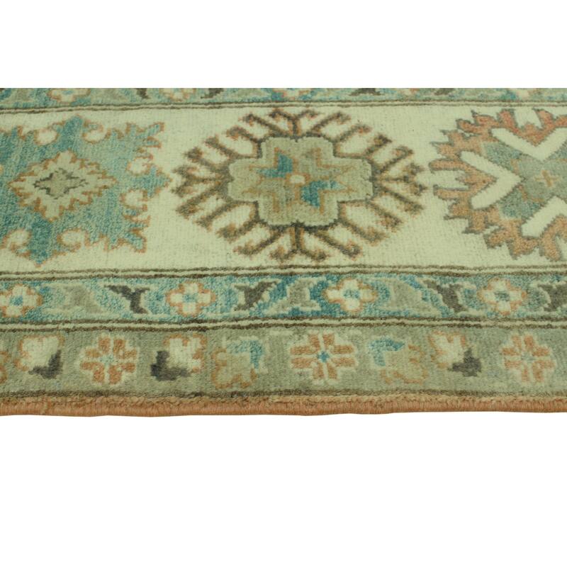 Kazak Luann Rust/Ivory Rug - 8'4" x 11'4"