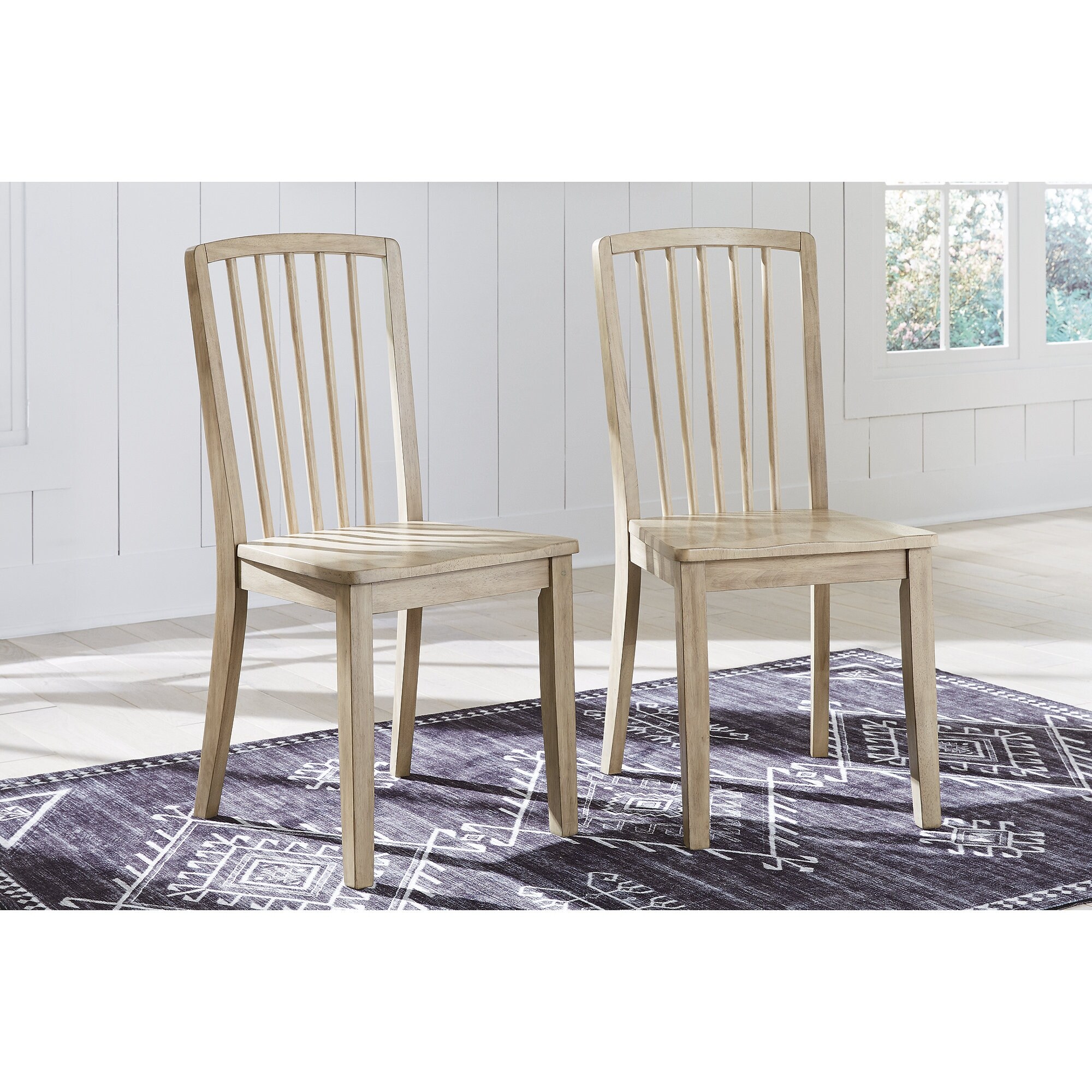 Signature Design by Ashley Gleanville Light Brown Dining Chair - 17"W x 21"D x 38"H