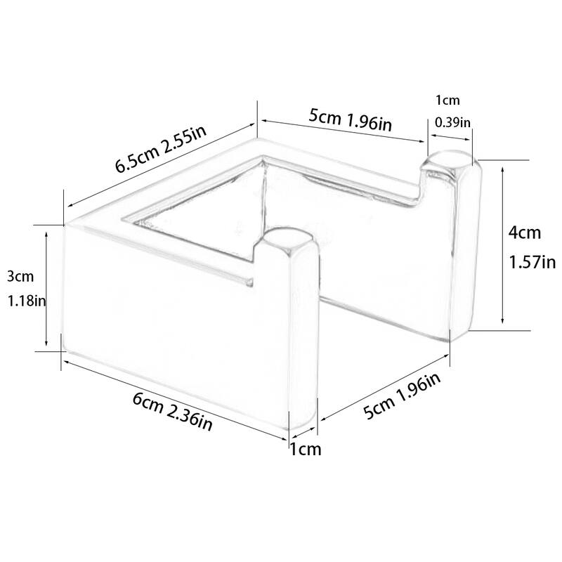 Wall Mount Stainless Steel Bath Towel Holder