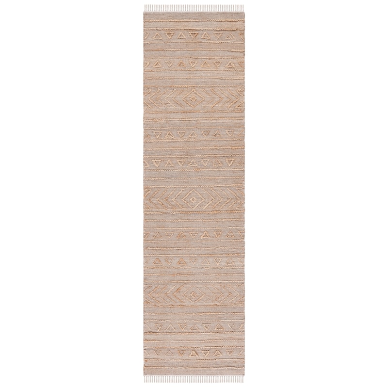 SAFAVIEH Handmade Natural Fiber Endorina Boho Jute Fringe Rug