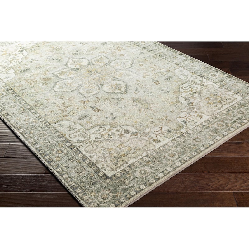 Livabliss Erin Updated Traditional Medallion Area Rug