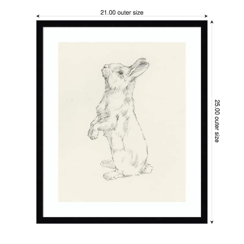 All Ears II by Ethan Harper Wood Framed Wall Art Print