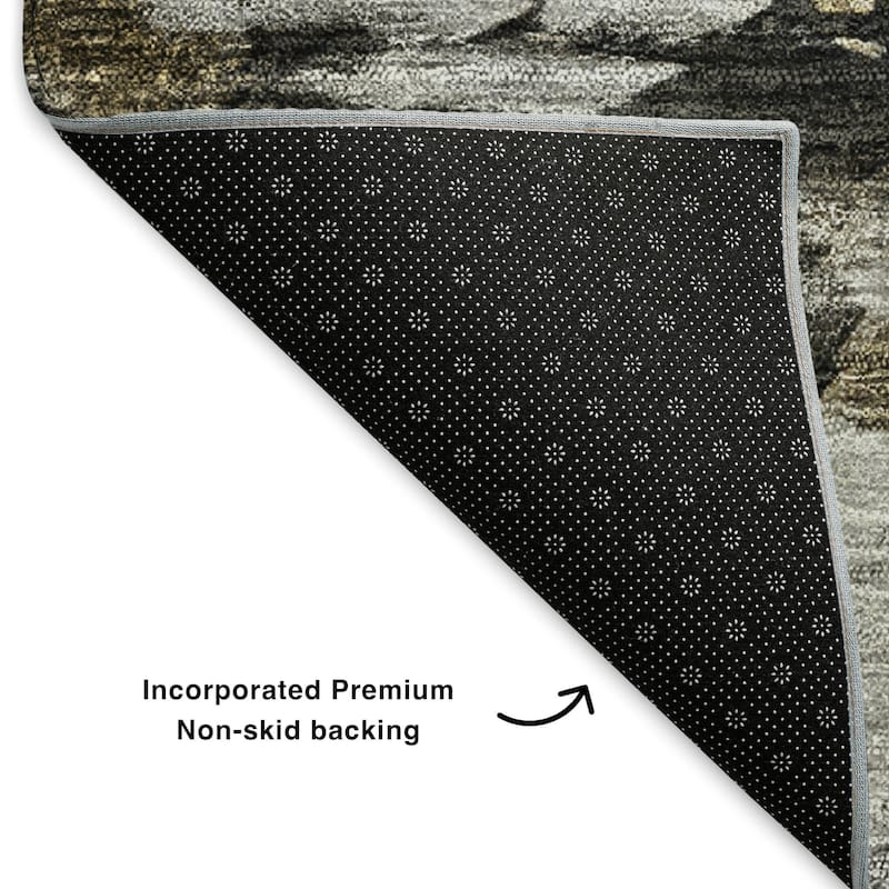 Premium Washable Super Soft Abstract Echo Mayfield Rug