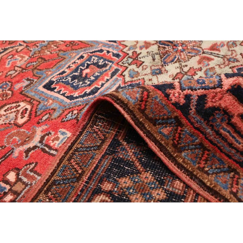 ECARPETGALLERY Hand-knotted Sarabi Red Wool Rug - 5'0 x 6'6