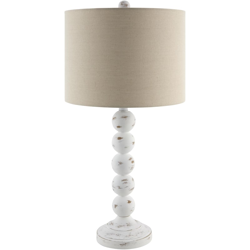 Livabliss Zelda Traditional Accent Table Lamp - Grey/Beige