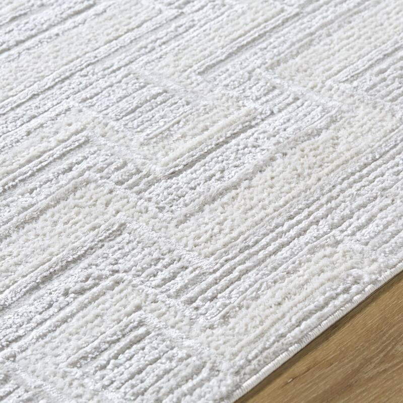 Livabliss Wolly Modern & Contemporary Stripe Area Rug