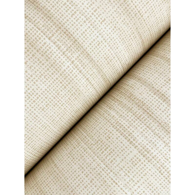 Ronald Redding Brushed Linen Ivory Wallpaper