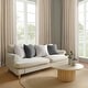 preview thumbnail 17 of 70, Exclusive Fabrics Raw Linen Weave Light Filtering Curtains for Bedroom & Living Room Curtains Pair - 2 Panel Drapes
