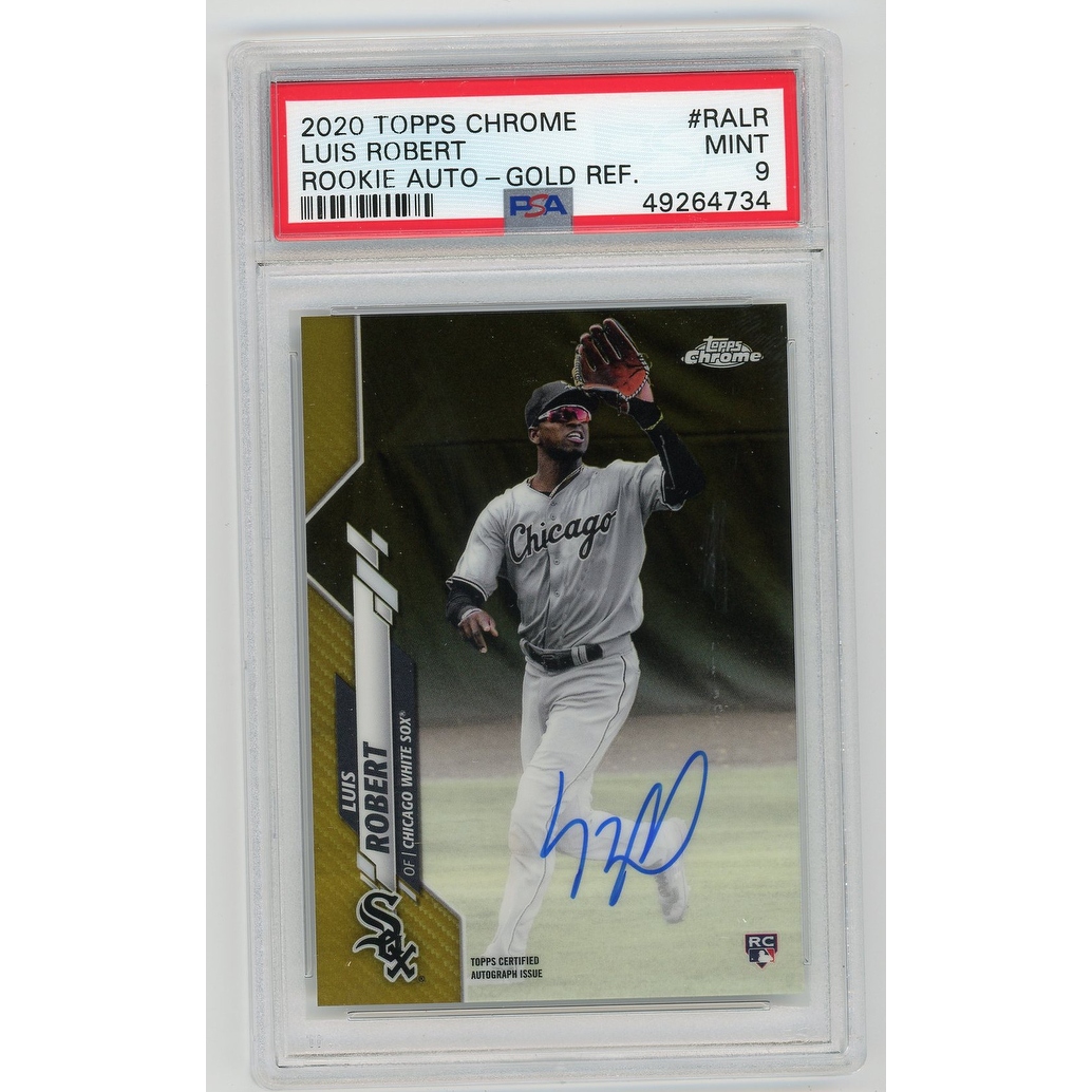 Luis Robert 2020 Topps Chrome Baseball Rookie Card RC #RALR Auto