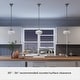 preview thumbnail 21 of 28, Hunter 10" Saddle Creek 1 Light Pendant or Semi-Flush Mount Ceiling Light - Kitchen Island, Dining Room, Entry