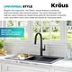 preview thumbnail 149 of 167, Kraus Oletto 2-Function 1-Handle 1-Hole Pulldown Kitchen Faucet