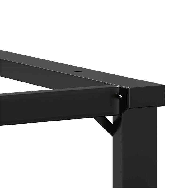 vidaXL Coffee Table Legs O-Frame 27.6"x23.6"x16.9" Steel - 27.6" x 23.6" x 16.9"
