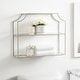 preview thumbnail 37 of 69, Kate and Laurel Ciel 4-tier Wall Shelf