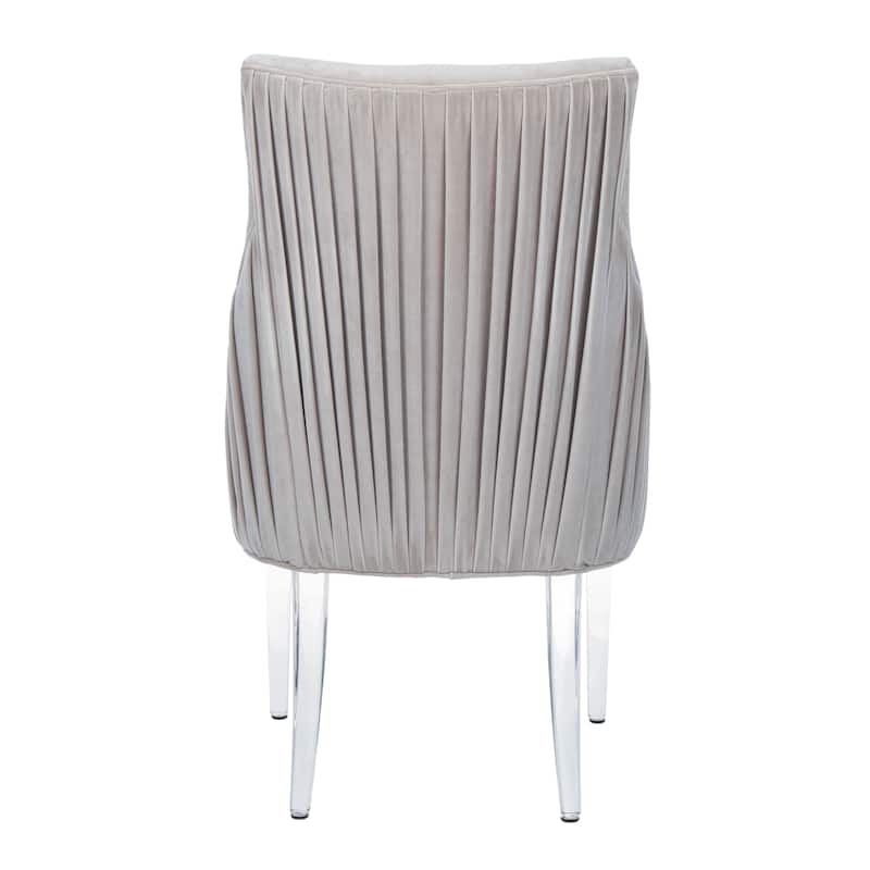 SAFAVIEH Couture Vesile Acrylic Leg Dining Chair - 22"W x 28"D x 38"H