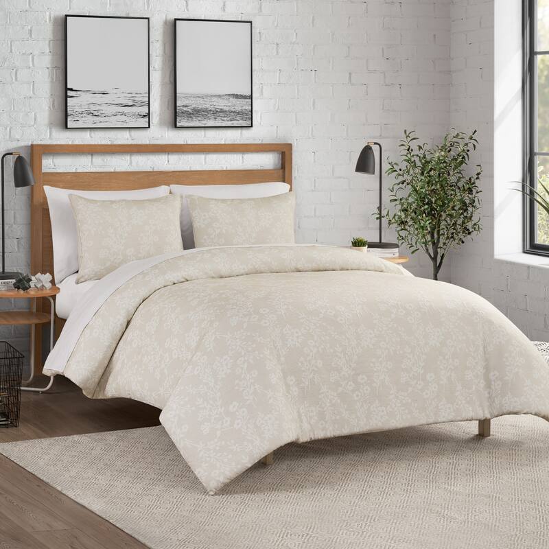 Lucky Brand Ava Floral Jacquard Duvet Cover Sets