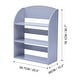 preview thumbnail 3 of 13, Fantasy Fields Child Sized Bookcase with 3 Shelves, Gray