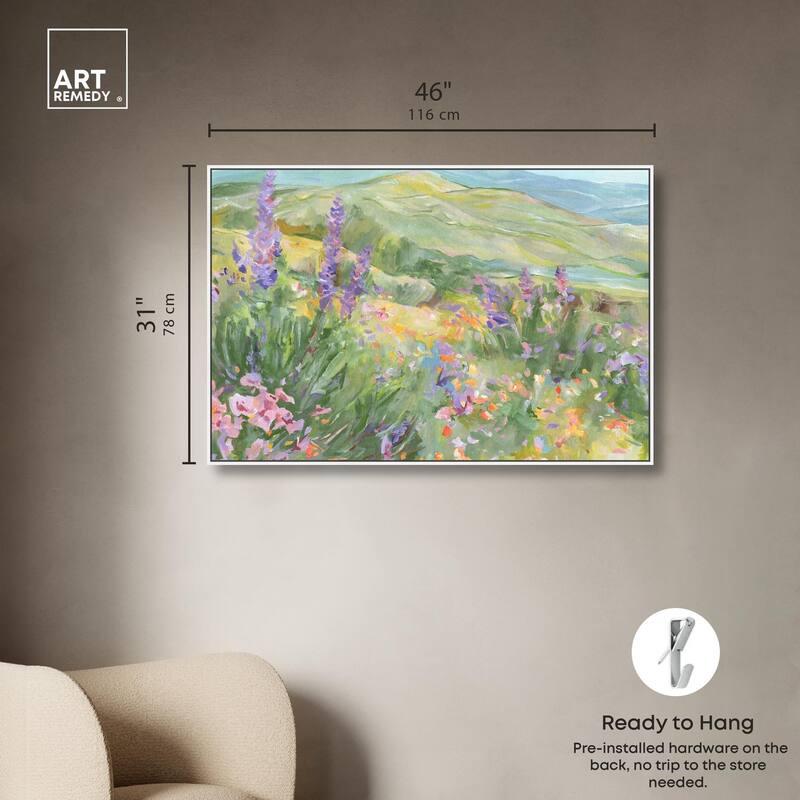 Blooming Fields Canvas by Art Remedy