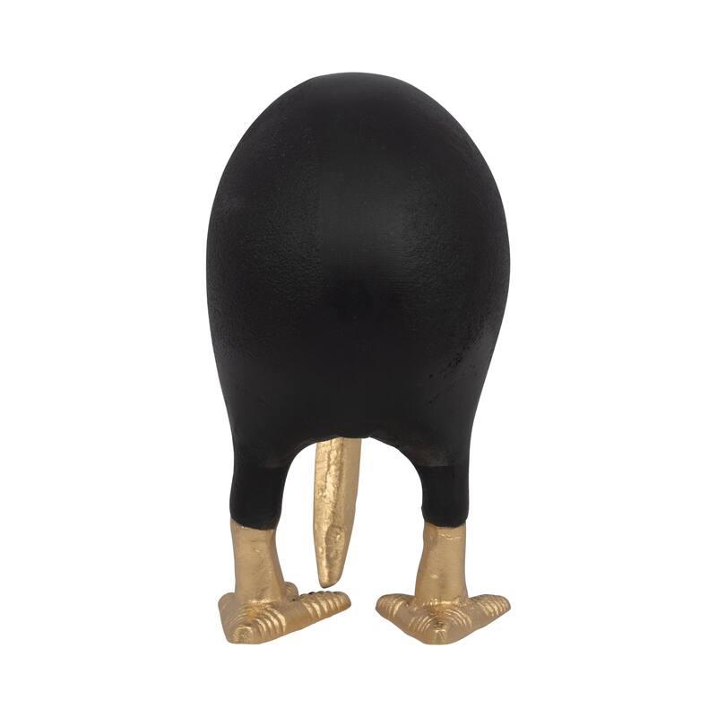 Sagebrook Home Metal, Kiwi Mom, Black/Gold, Novelty, Solid