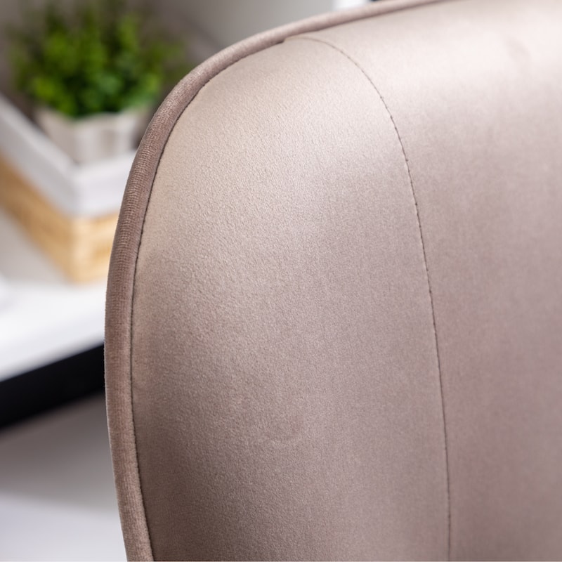 Chocolate 30" Polyester Button Tufted Accent Chair