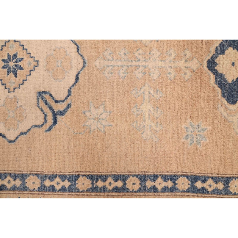 ECARPETGALLERY Hand-knotted Finest Ghazni Tan Wool Rug - 9'7 x 12'3