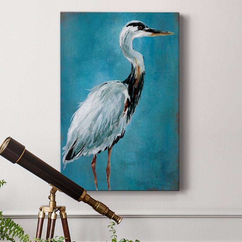 Great Blue Heron I Premium Gallery Wrapped Canvas - Ready to Hang