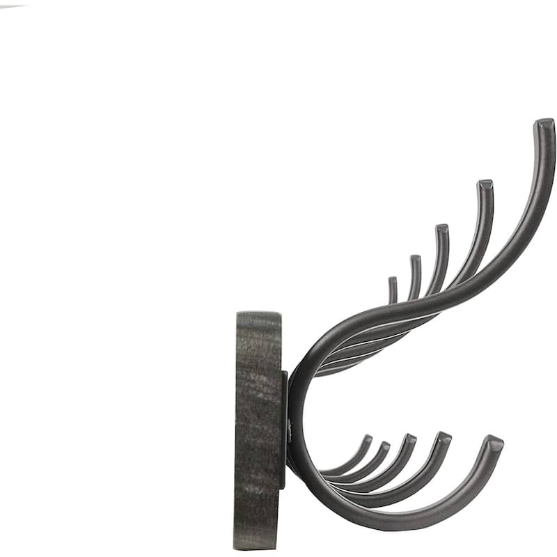Richmond Wall Mount Wood Rack - 5 Hook